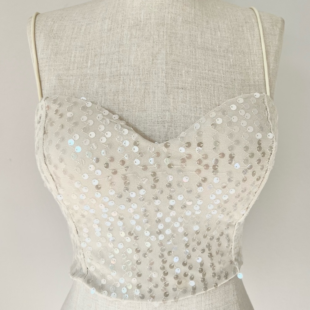 Superdown Sequin Corset Top - image 2